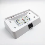 24 LED 12v Truck Trailer Lorry Van RV Indoor Interior Reading Lamp Cab Rectangle Box Switch Control Light