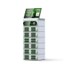 24 slots stackable shared power bank rental station with screen 6000mah Rent Powerbank Rental Chargng Station for  outdoor