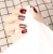 Import 24pcs stick on nails  Shining  Wearable  Flash Powder  Tips nail charms fale nails press designs from China