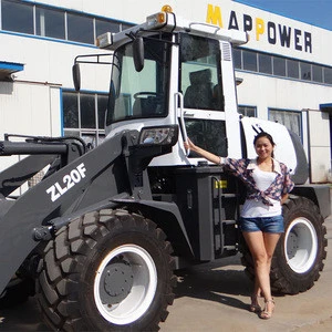2500kgs pay loading weight wheel loader with Cummins engine for sale