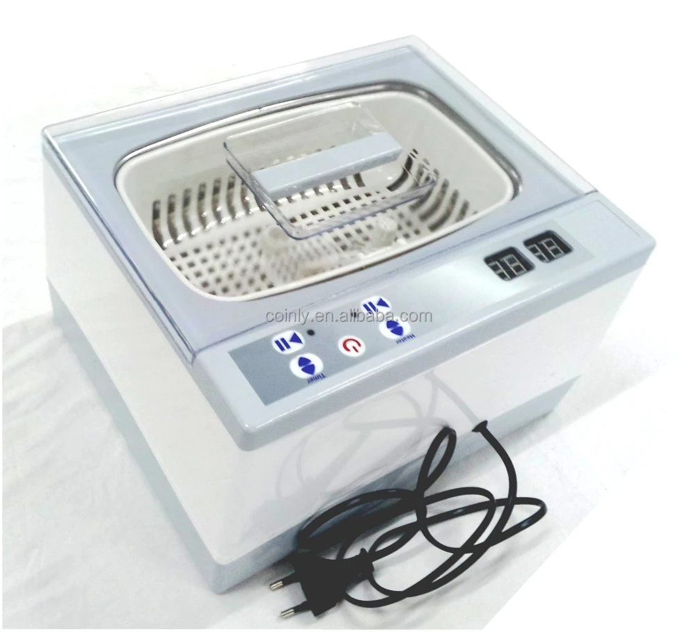 2.5L Plastic housing Digital Heated Ultrasonic Cleaner with CE Rohs for denture Glasses Jewelry