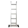 2.8m Folding Aluminum Industrial Extension Collapsible Step Telescopic Ladder