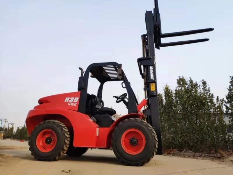 3 Ton All Rough Terrain Forklift With Spare Parts