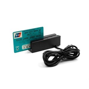 3 track magnetic stripe card reader head /card reader for POS machine /card skimmer