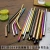 Import 30% OFF Barware Drinking Tool Stainless Steel Smooth Edging Multicolor Silver Black Gold Rose Gold Plated Metal Smoothie Straw from China