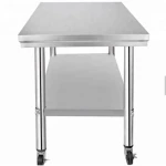 304 Restaurant Portable Stainless Steel Work Table 3 Drawers Manufacturer /Kicthen Working Bench with Drawers