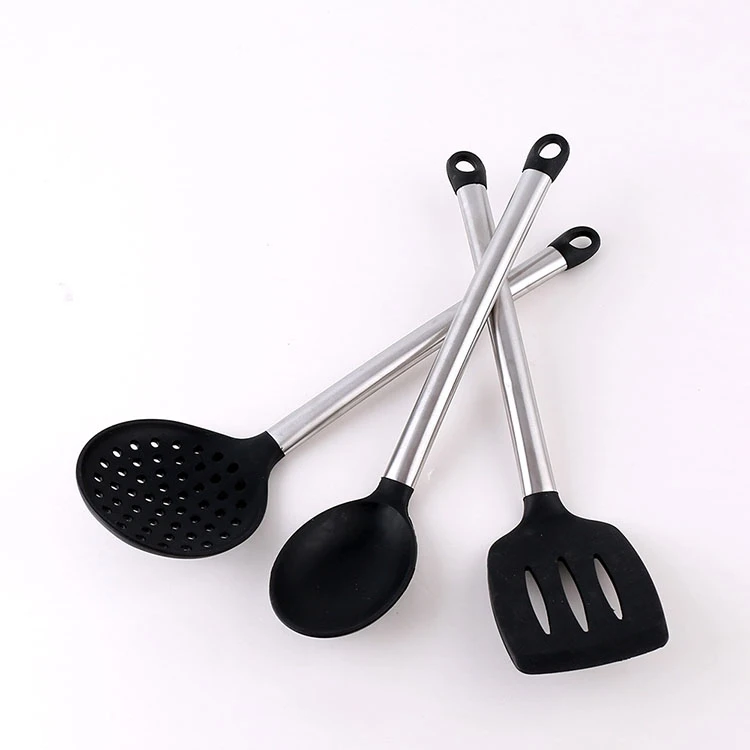 304 stainless steel kitchenware set non-toxic silicone 8-piece kitchen utensils accessories kitchen tools