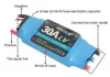30A Brushless Motor Speed Controller with 3A UBEC for RC Aircraft