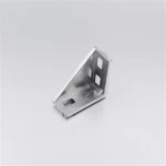 310.2100A.03 Hot selling hardware aluminium alloy 20*40 size 90 degree triangle corner bracket aluminum profile accessories