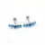 Import 316L Surgical Steel white blue zircon unique tragus piercing jewelry from China