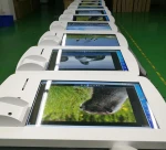 32 43 inch floor standing touch screen lcd bill cash payment kiosk self-service