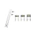 Import 3/4 /5/6/7 Steps akuminum telescopic folding ladders with handrail from China