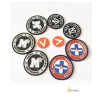 3D logo Tactical Rubber Soft PVC rubber Patch made by machine