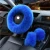 Import 3pcs/set Wool Sheepskin Winter Warm Car Softcover Long Fur Plush Steering Wheel Cover from China