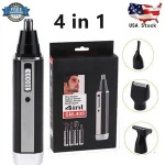 4 in 1 Electric Nose Ear Beard Body Hair Trimmer Clipper Set for Trimmer Men