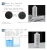 400GPD  5 stages under sink  Municipal tap water RO system tap Water Home office domestic countertop small smart reverse osmosis