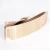 Import 4.0cm 6.0cm width 15 colors two pieces joint buckle elastic band big metal belt from China