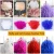 Import 43 Colors Stock Jewelry Crafts Plumes  Feathers 10-15cm Fluffy Fabric lace Trim Turkey Chandelle Marabou Feather for Costumes from China