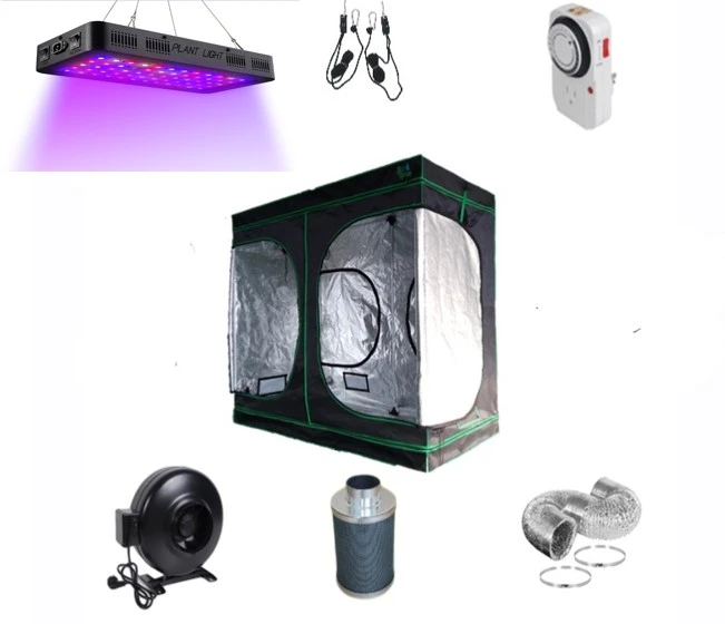 4*4  Indoor Complete LED Light Systems Grow Tent Kit