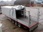 4FT Curtain Side Trailer with Euro Standard Heavy Loading Capacity and Good Quality Truck Trailers