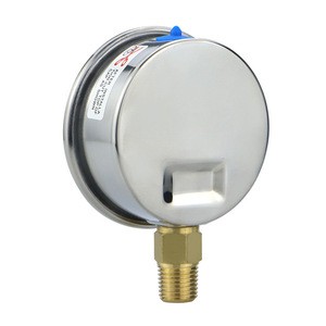 4inch brass connection pressure gauge hydraulic pressure gauge