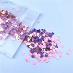 4mm Gold Rabbit Sequins PVC Glitter Sequins For Slime Or Other DIY Crafts