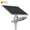 5-7m pole intelligent solar panel powered outdoor LED street garden light with motion sensor
