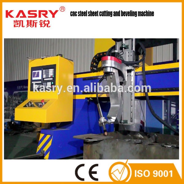 5 axis cnc plasma cutter machine with beveling for metal plate from kasry factory