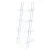 Import 5-layer Home Decor Lucite Acrylic Book Shelf Folding Slatwall Clear Acrylic Bookcase from China