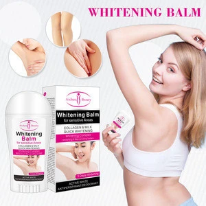 50g Whitening Deodorant Stick Underarm Private Parts Care Balm with Collagen Milk For Women Sensitive Area