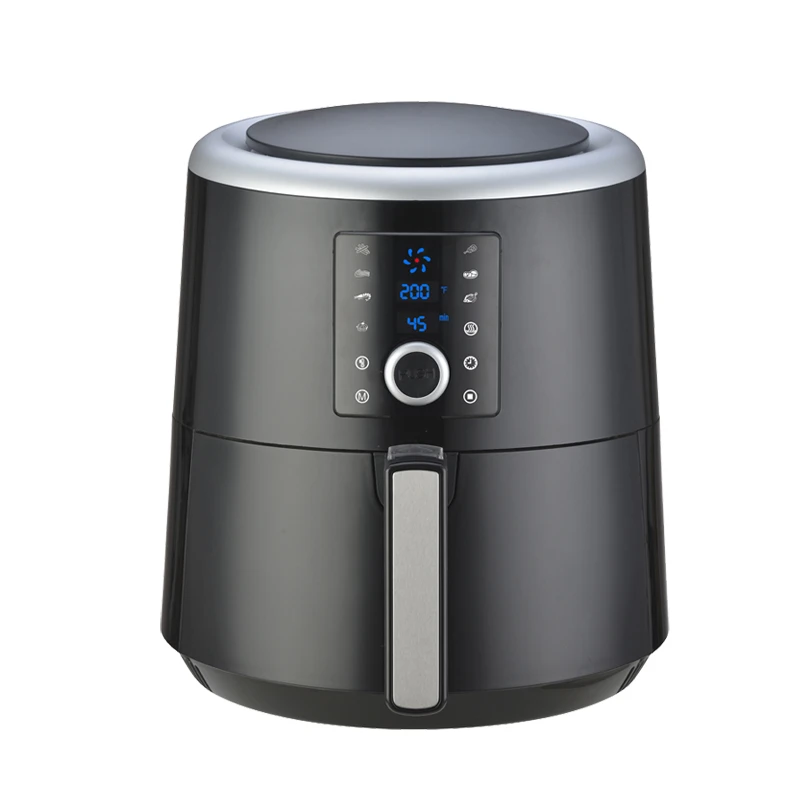 5.2L 1800W CNC Touch Screen Displaycontrol Oil-Less Scents and Smoke Best Air Fryer No Oil Used to Fmaily Home Kitchen