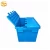 Import 55L Plastic cheap manufacture wholesale turnover crates transparent large logistic box for sale moving transport box with lid from China