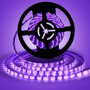 5M SMD 2835 3528 5050 DC 12V 60Leds/m 120Leds/m Black White PCB UV Purple LED Strip light