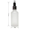 5ml 10ml 20ml 30ml 50ml matte frosted Amber glass dropper bottle essential oil bottles roller bottle essential CBD oil