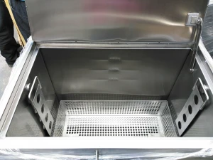 60 gallon stainless steel Kitchen Heated Soak Tank for kitchen utensil carbonator and cleaning
