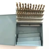 60 Piece Titanium Coated Numbered Drill Bit Set With Metal case