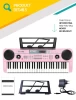 61 keys electronic organ toys musical keyboard with microphone