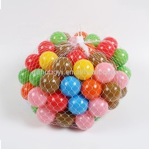6.5cm Multi-colored LDPE fun ball toy