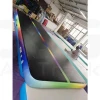 6m x 2m x 0.2m Black Rainbow gymnastics inflatable air track for sale