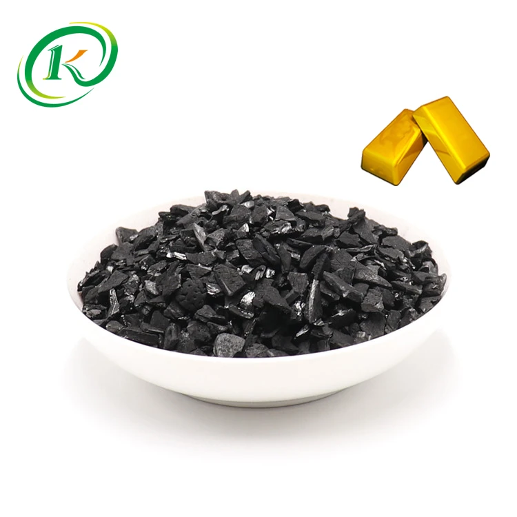 6x12 Mesh Gold Recovery gold extraction  mining Coconut Shell Activated Carbon