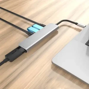7 In 1 Type C Dock multifunction Compatible With Card Reader USB C To USB C Ethernet Docking Thunderbolt Dock Hub