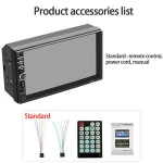 7 inch screen audio system mp5 player amplifiers speaker car stereo