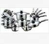 7 pcs stainless steel cookware with stainless steel lid