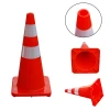 70cm Plastic Parking Lot Cone  PVC Road Traffic Sign Safety Plastic Cone