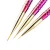 Import 7/9/11mm Nail Art Brush Liner Line Stripe Fish Tail Gradient Pen Design Flower Tips Painting Drawing Acrylic UV Gel Polish Tools from China