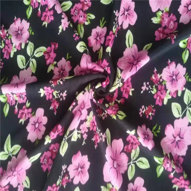 91%Polyester9%Spandex printed single jersey fabric