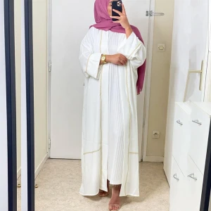 Abaya Women Dress Kimono Muslim Robe Dresses Open Modest Dubai 2021 Cardigan Robes Front Islam Abayas Islamic Clothing
