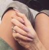 ABS Long Coffin False Nails Press on nails full over Ballerina Artificial Fingernails