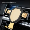 abs+aluminium alloy+silicone material and 12 months warranty car phone holder