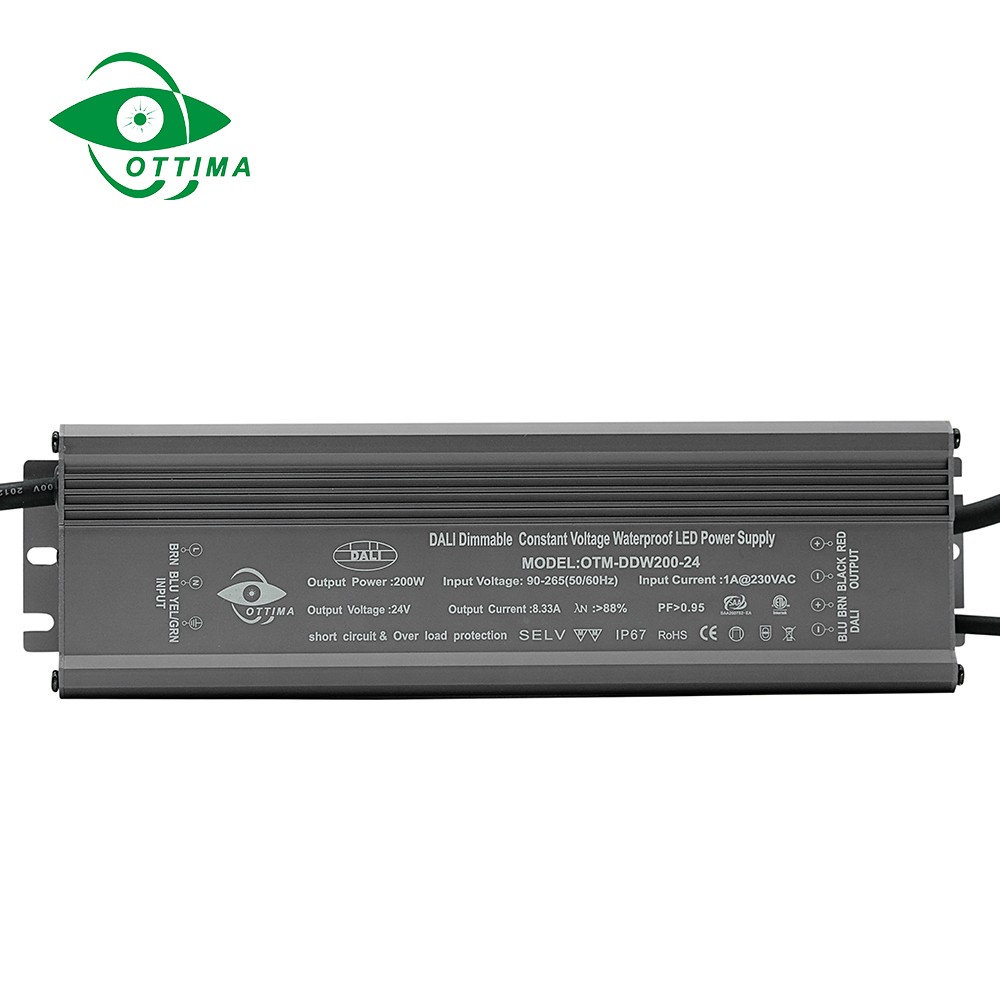 AC DC Single Output 24V 200W Constant Voltage IP67 Waterproof Power Supply For Outdoor Lighting